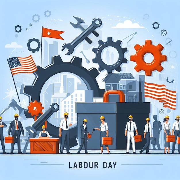 Labour Day Poster Flyer Banner Free Photos and Labour Day Background