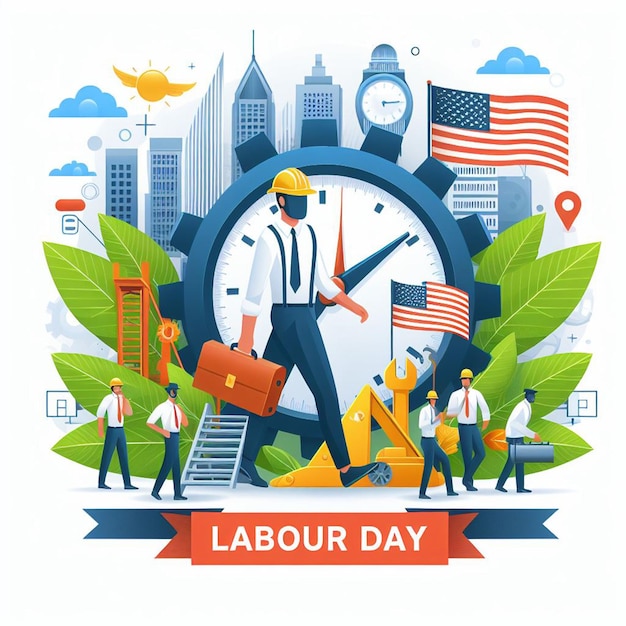 Labour Day Poster Flyer Banner Free Photos and Labour Day Background