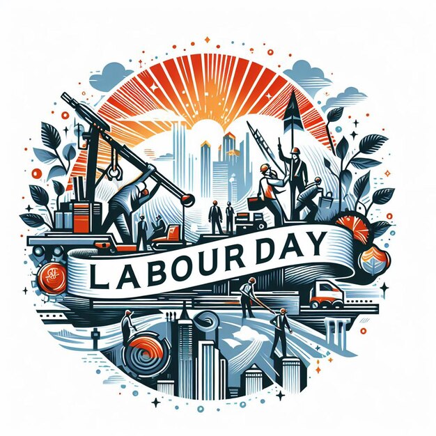 Photo labour day poster flyer banner free photos and labour day background