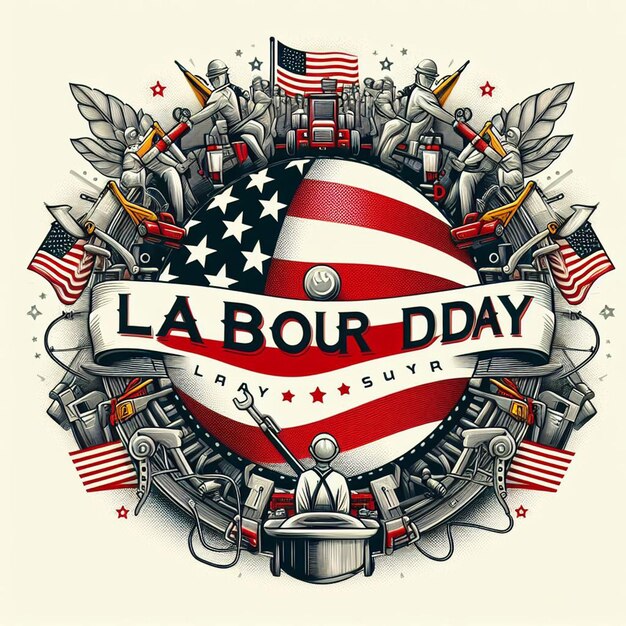 Photo labour day poster flyer banner free photos and labour day background