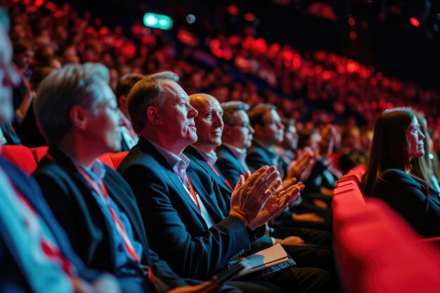 Labour Party Conference Applause for Shadow Chancellors Speech