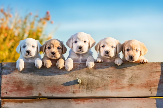 写真 ラブラドール子犬の可愛さ 過 ⁇