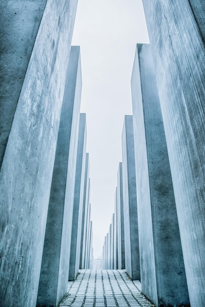 Labyrint van Holocaustgedenkteken in Berlijn Duitsland