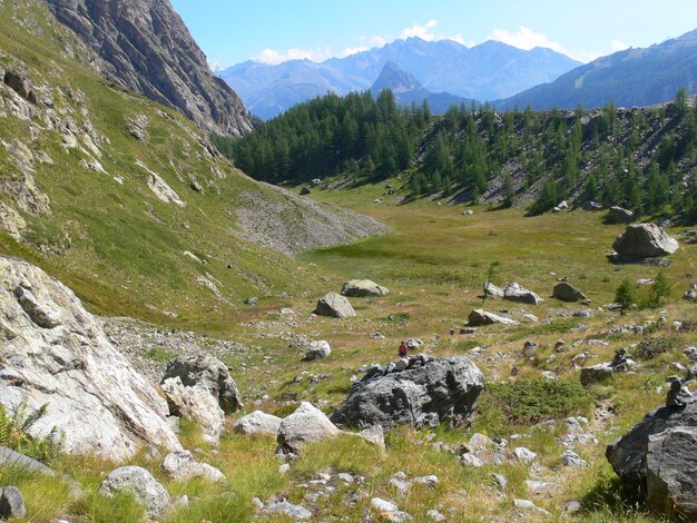 Lac de gloixval venyval d'aoste