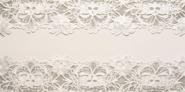 lace on a white background