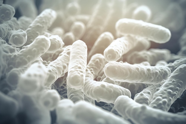 Lactobacillus closeup