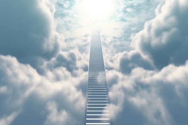 A ladder leads to heaven.