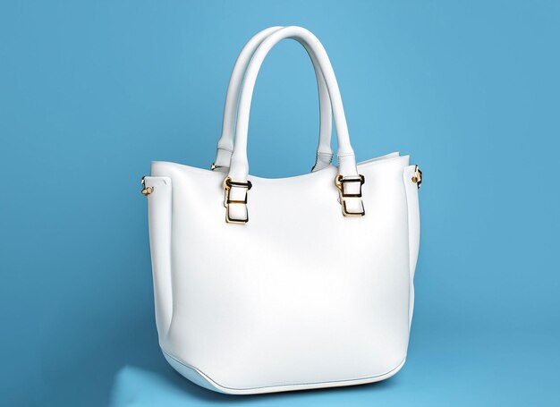 Ladies hand bag white