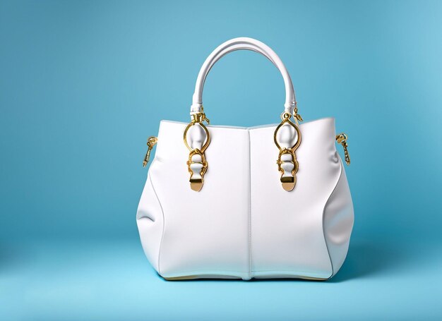 ladies hand bag white