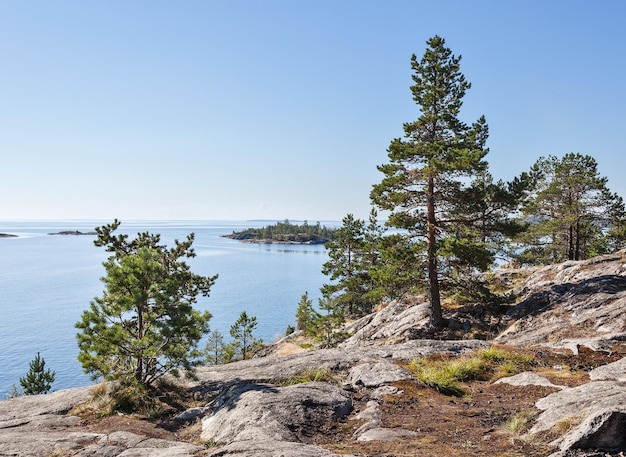 Ladogameer schertsen Karelië Rusland