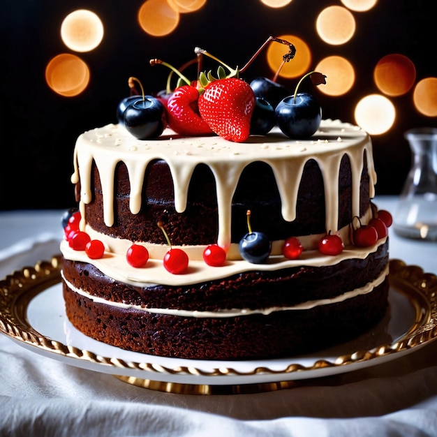 Lady Baltimore Cake traditionele populaire zoete dessertcake