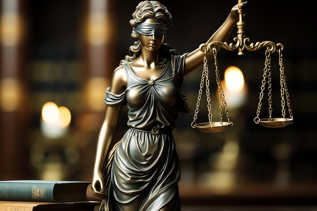 lady justice AI generated image