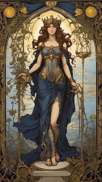 Lady Justice Tarot Card