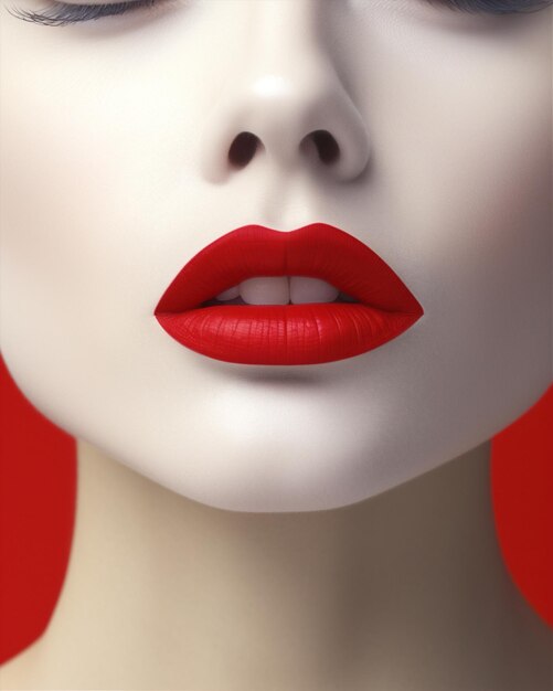 Lady woman lipstick beauty fashion face