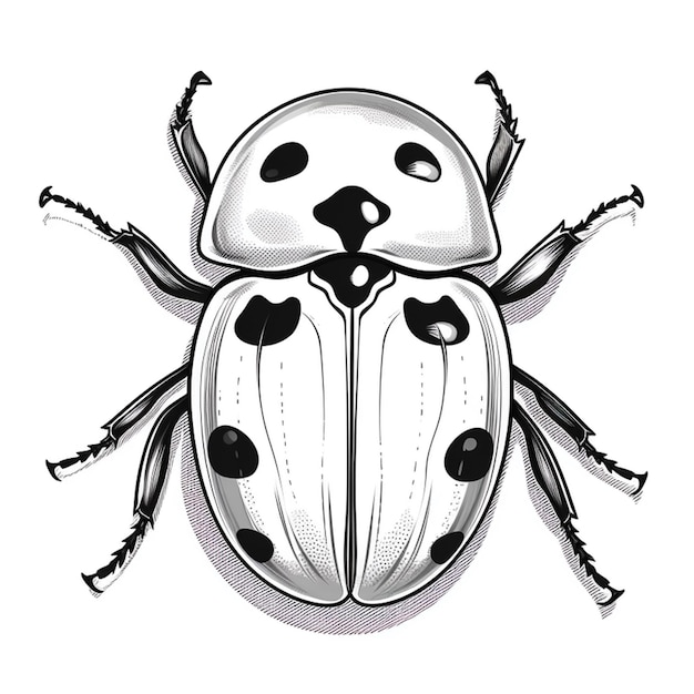 Ladybug coloring page