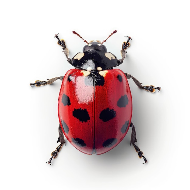 Photo ladybug isolated on white background