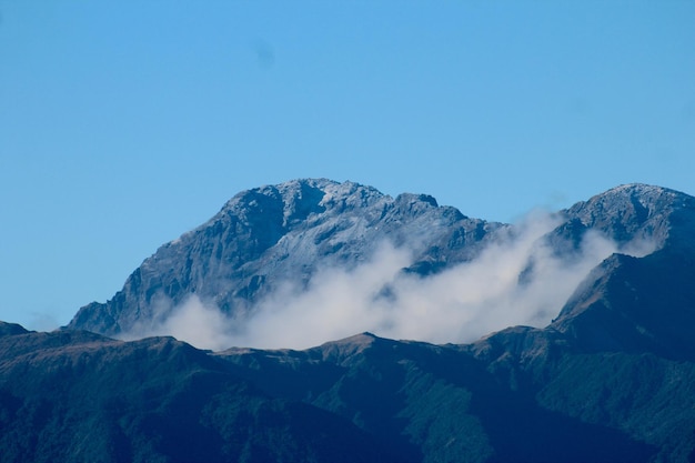 Lage hoek van de bergketen