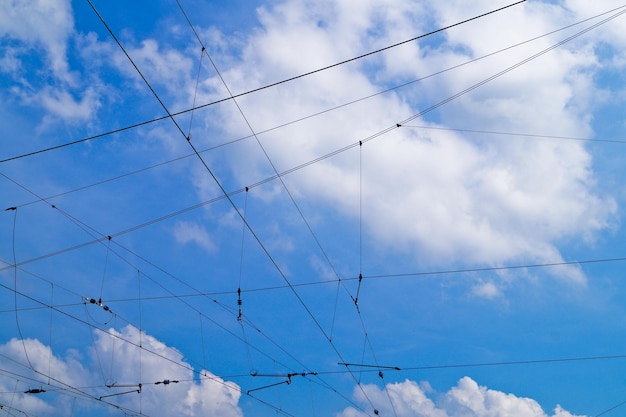 Lage hoek van de kabels tegen de lucht