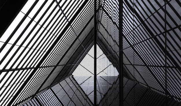 Lage hoek van een modern gebouw