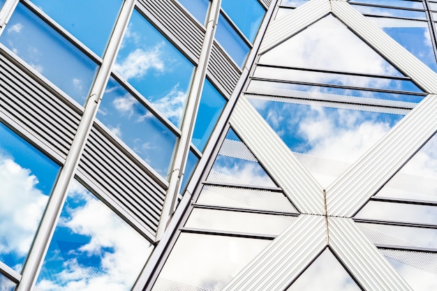 Lage hoek van een modern gebouw