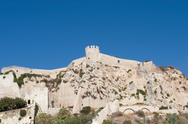 Lage hoek van het fort San Nicola
