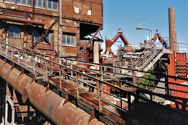 Foto lage hoek van het gebouw