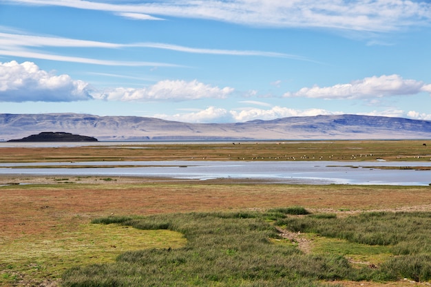 Lago argentino in El Calafate, Patagonia, Argentina