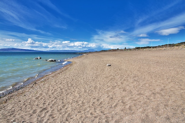 Lago argentino meer dichtbij El Calafate in Patagonië, Argentinië