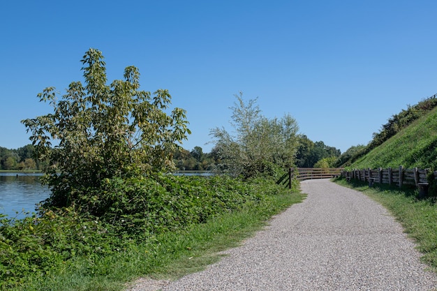 Lago di mezzo in mantova lombardy