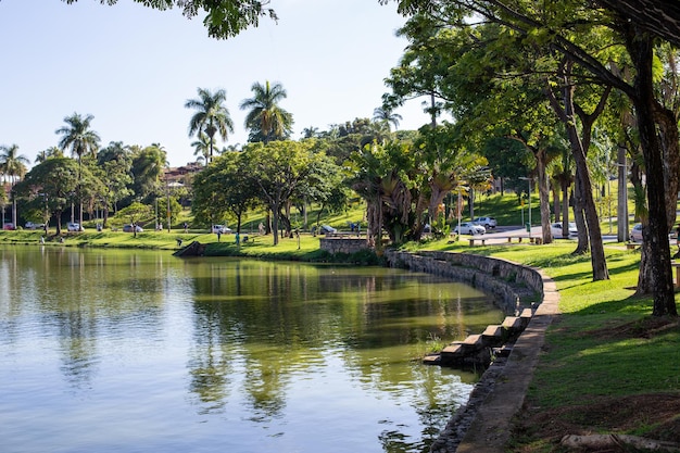 Belo Horizonte Minas Gerais 브라질의 유명한 관광지에 있는 Lagoa da Pampulha