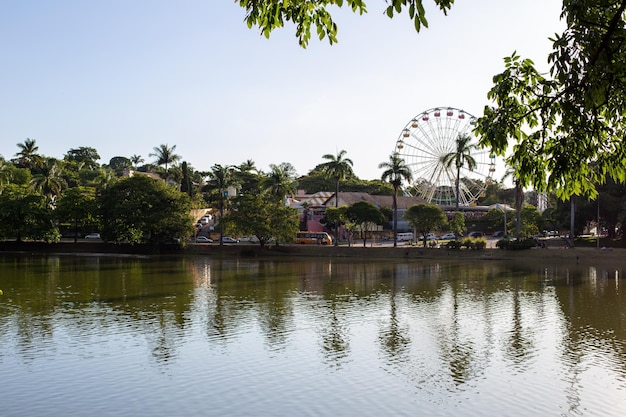 Lagoa da Pampulha in Belo Horizonte Minas Gerais Brazilië beroemde toeristenplaats