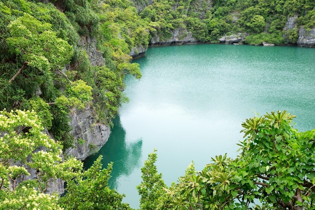 The lagoon called 'Talay Nai' in Moo Koh Ang Tong National Park