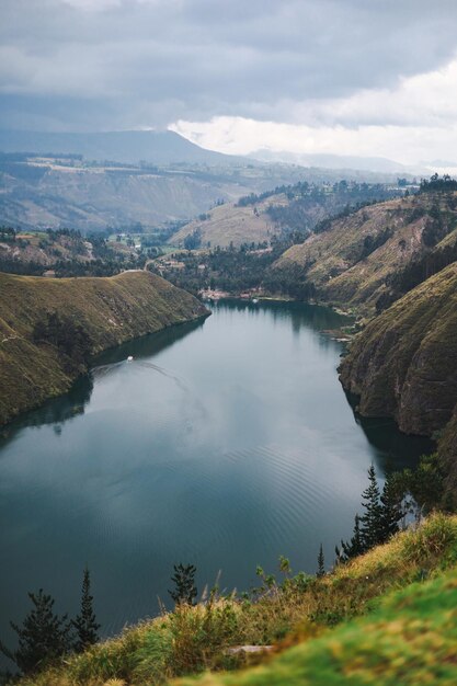 Photo lagoon photography travel is a spectacular landscape with vivid colors and fauna