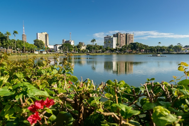 Лагуна в парке Солон-де-Лусена, Жоао-Песоа, Параиба, Бразилия, 25 июня 2021 года.