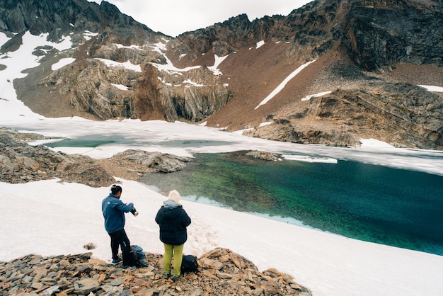 Laguna 5 cinco hermanos в Ушуае, провинция Огненная Земля, Аргентина