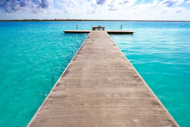 Laguna de bacalar in messico