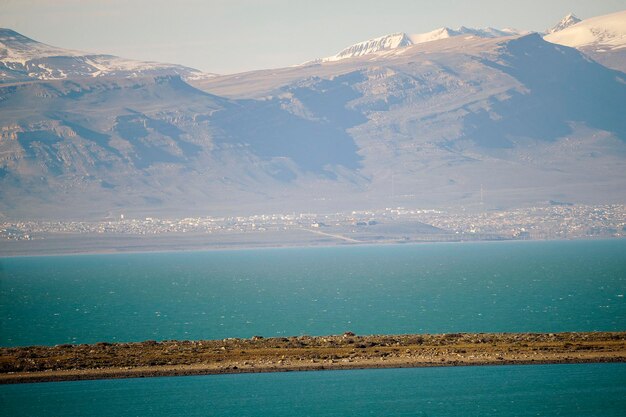 Laguna Nimez, 아르헨티나 파타고니아의 El Calafate 옆에 있는 Argentino 호수 - 스톡 이미지 ...