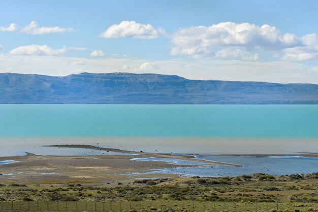 Laguna Nimez in Argentino Lake naast El Calafate in Argentijns Patagonië