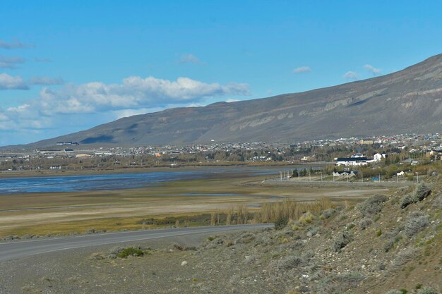 Laguna Nimez in Argentino Lake naast El Calafate in Argentijns Patagonië