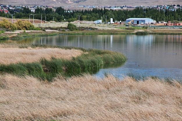 Laguna Nimez Reserva в Эль Калафате, Патагония, Аргентина