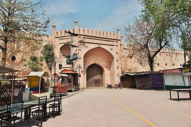 Lahore fort vintage castle Punjab province Pakistan