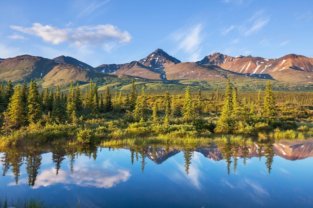 アラスカの湖