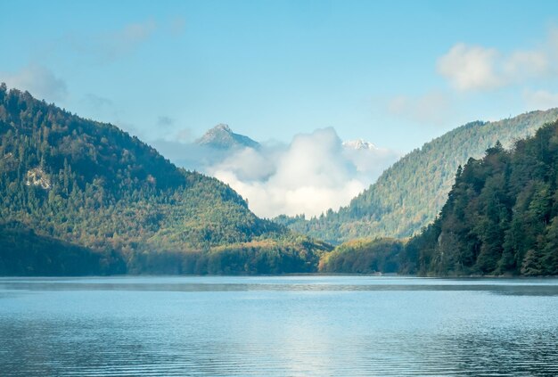 Lake Alpsee in Germany