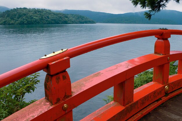 Foto lake ashi, japan