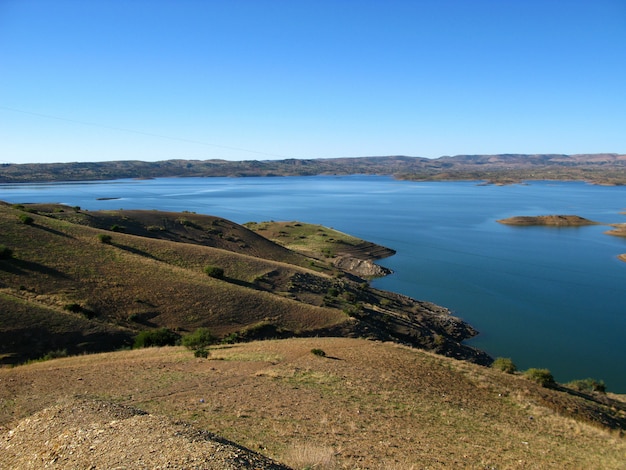 lake in Atlas mountains, Morocco