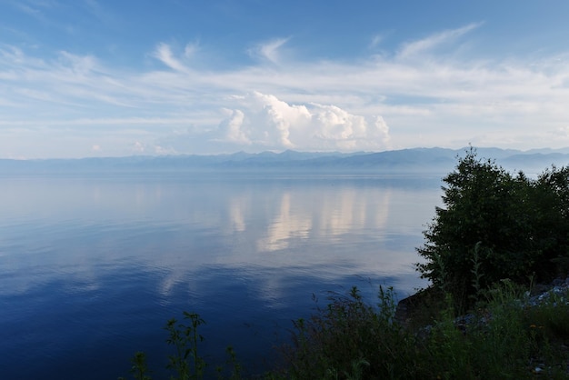 Lake Baikal in the evening