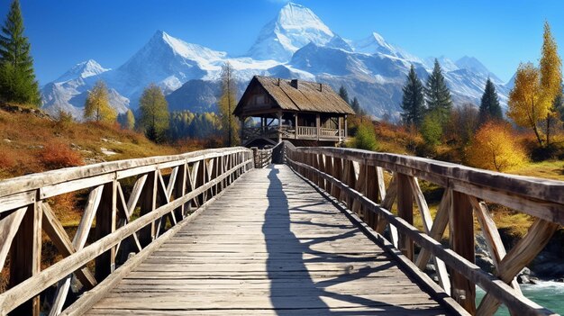 Lake braies high definition fotografische creatieve afbeelding