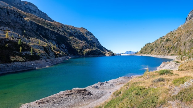 Lake Colombo on the orbias of the Brembana Valley Bergamo