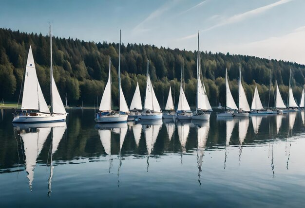 Photo lake dock