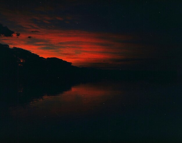 Lake at dusk